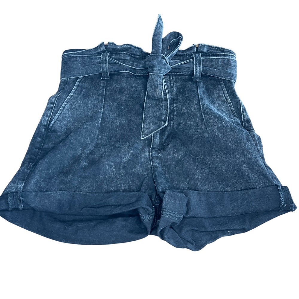 Express Black High Tie Shorts 😎